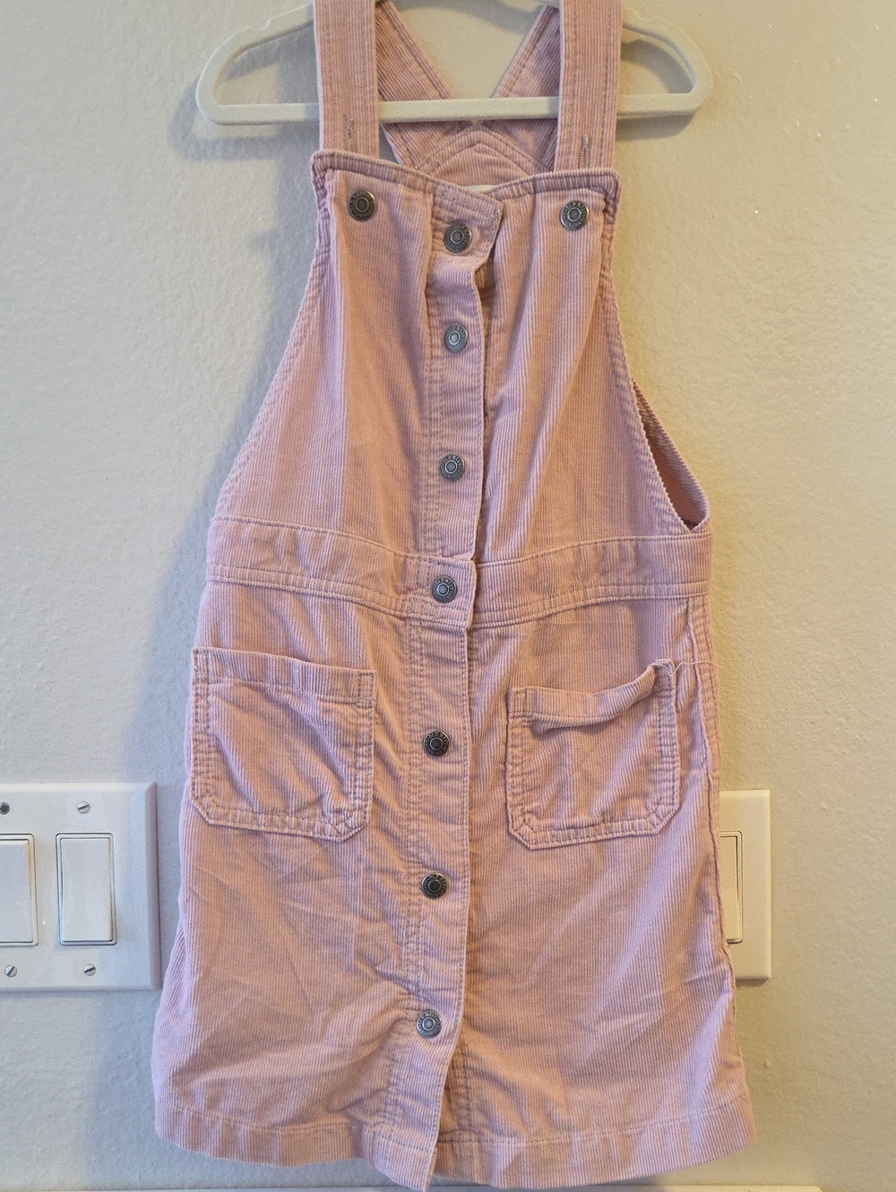 Old Navy Dusty Pink Corduroy Pinafore